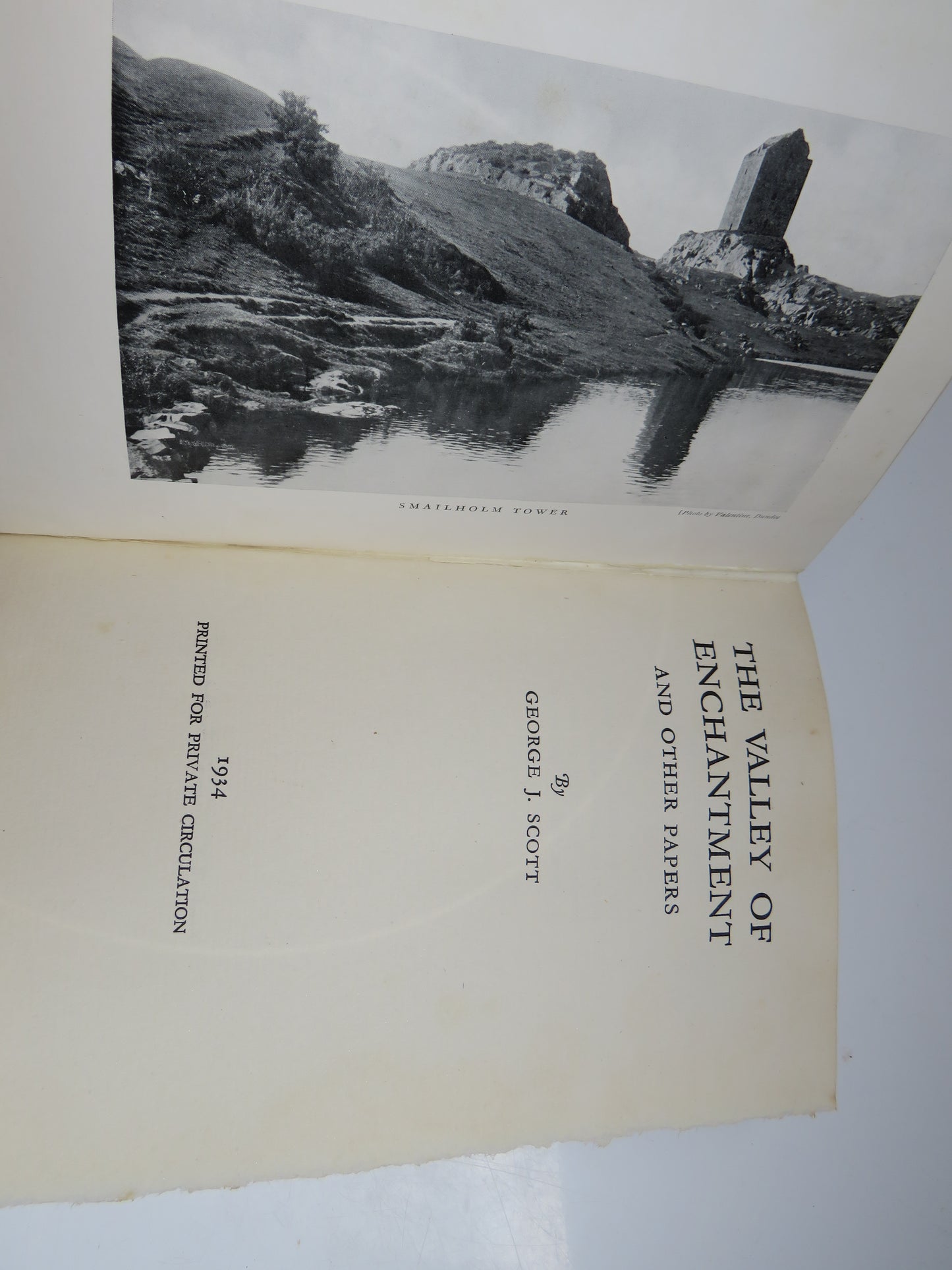 The Valley of Enchantment And Other Papers By George J. Scott 1934