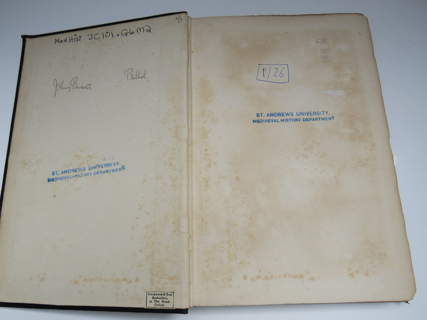 Political Theories Of The Middle Age By Dr Otto Gierke Translated With an Introduction By Frederic William Maitland 1900