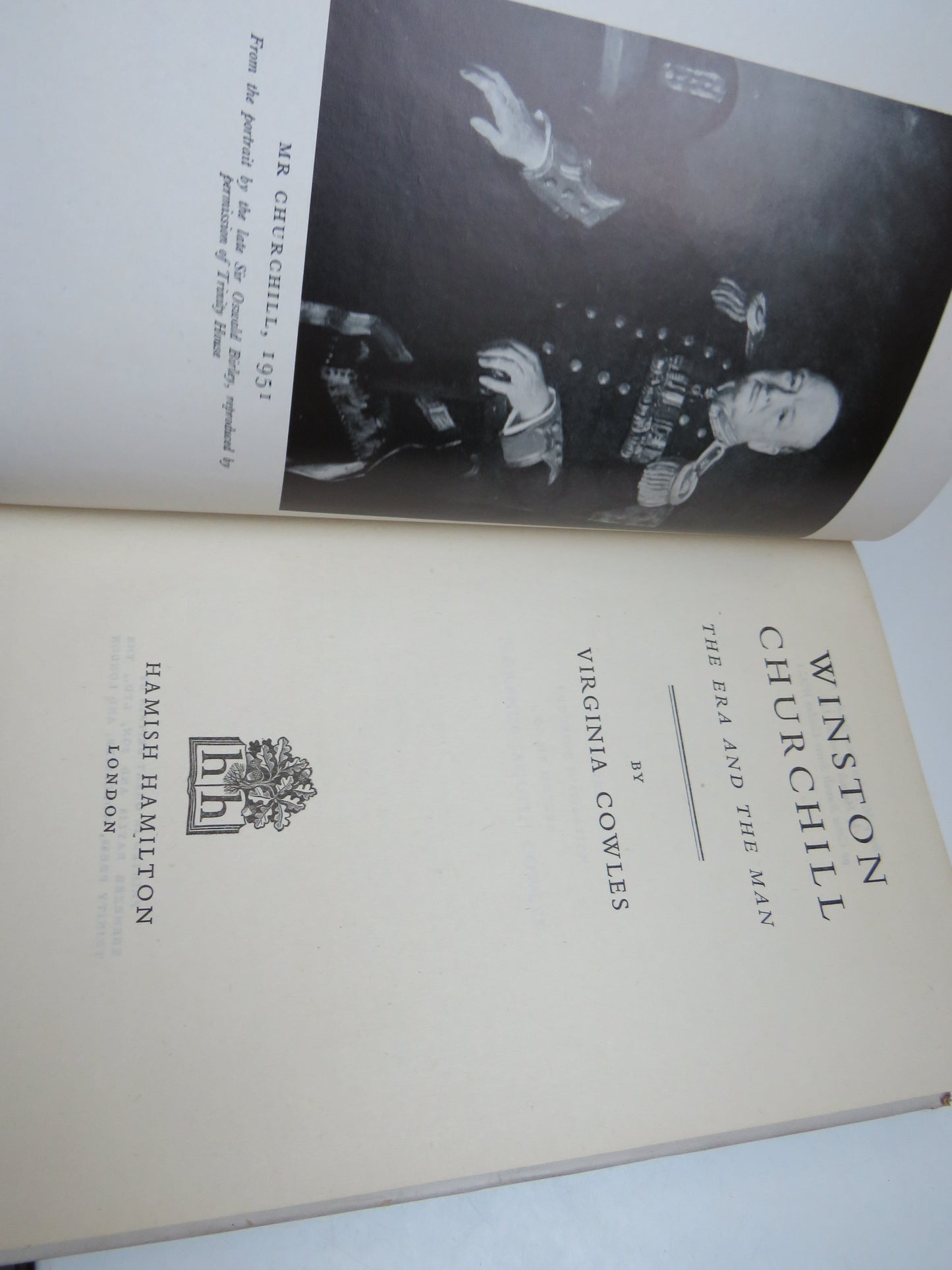 Winston Churchill The Era and The Man By Virginia Cowles 1953 1st Edition