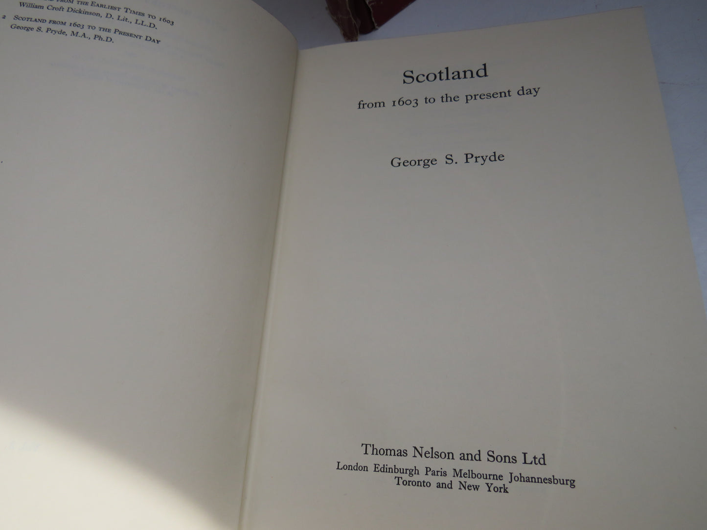 Scotland From The Earliest Times a New History of Scotland Volume I & II