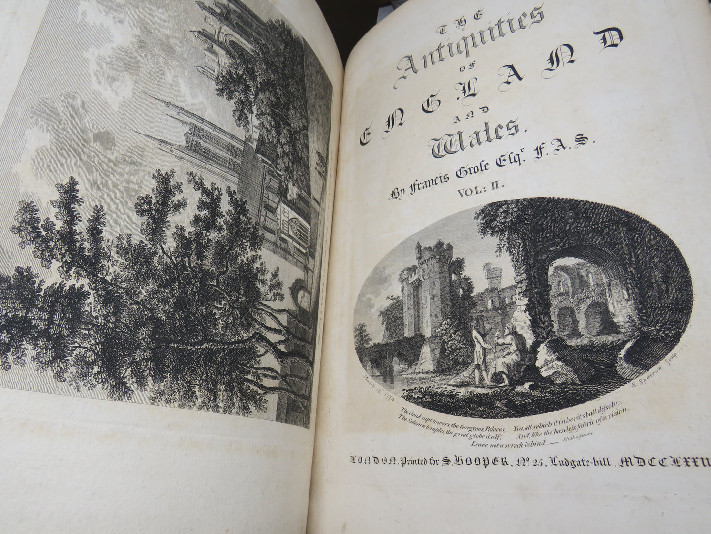 The Antiquities Of England and Wales By Francis Grose Esq 1773 - 1776