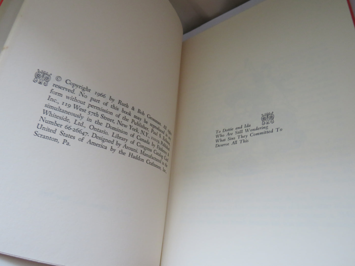A Rage To Nosh By Ruth and Bob Grossman 1966