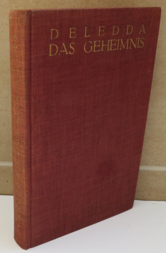 Das Geheimnis Roman By Grazia Deledda 1932 German Book