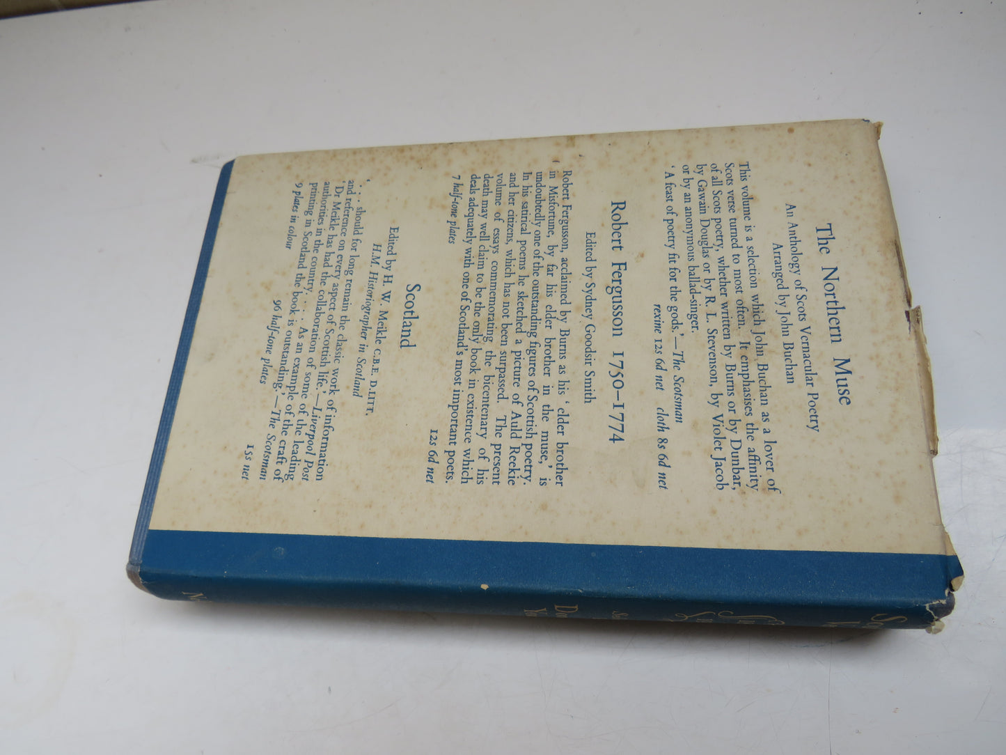 Scottish Verse 1851-1951 Selected For The General Reader By Douglas Young 1952