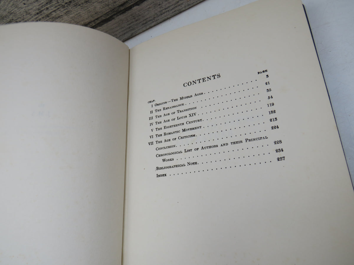 Landmarks In French Literature By Lytton Strachey 1923