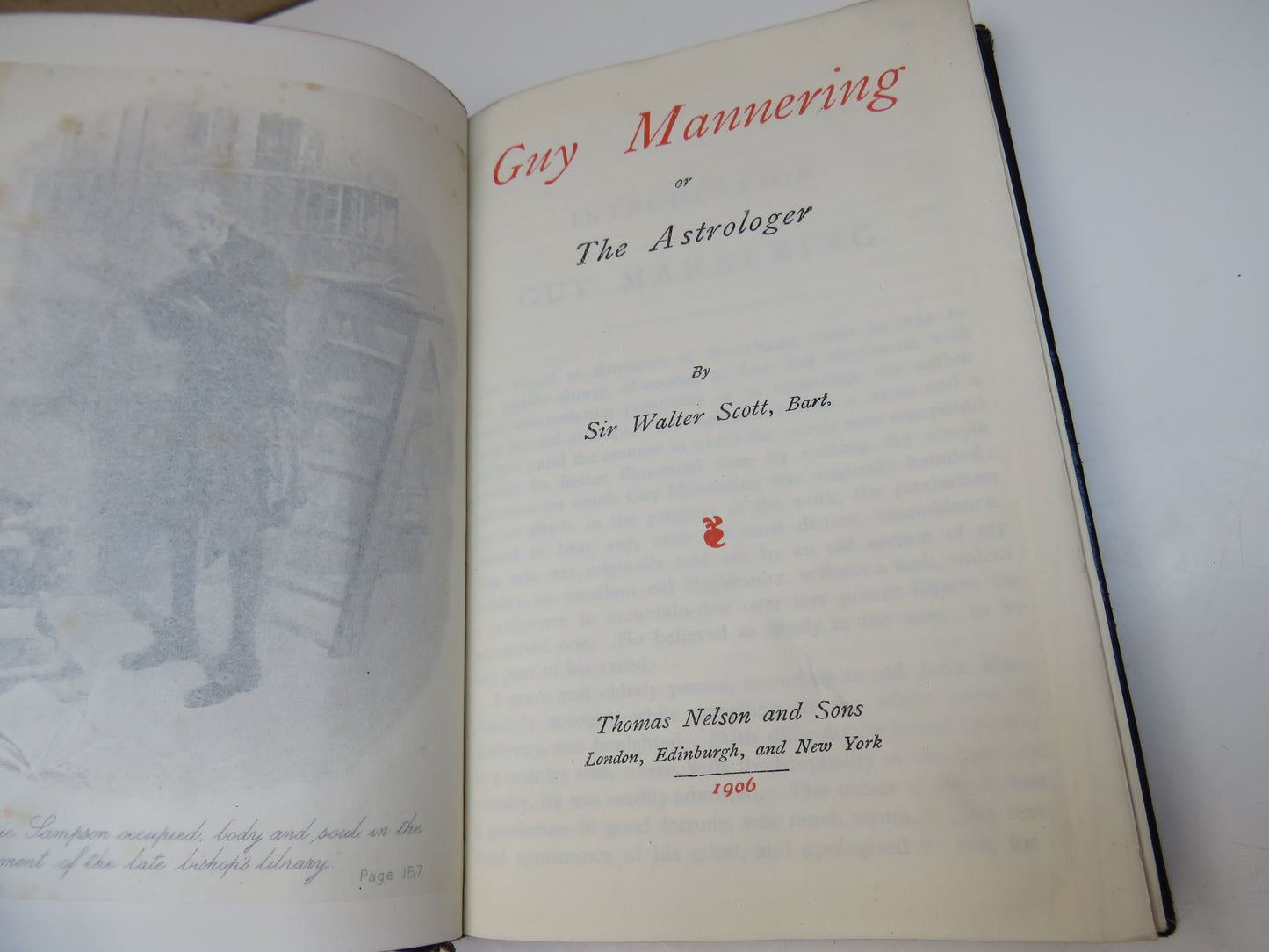 Guy Mannering Or The Astrologer By Sir Walter Scott 1906