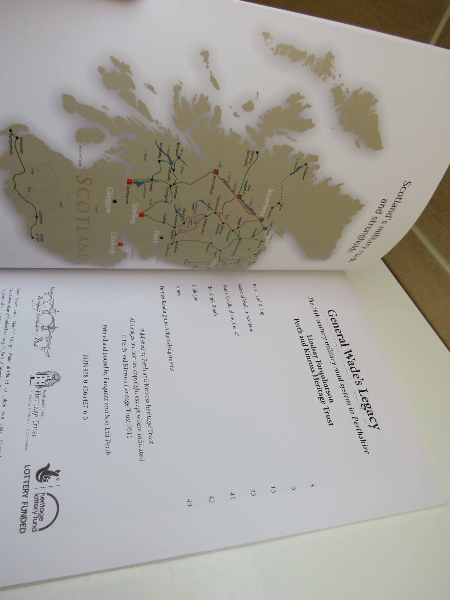 General Wade's Legacy, The 18th Century Military Road System in Perthshire by Lindsay Farquharson, 2011