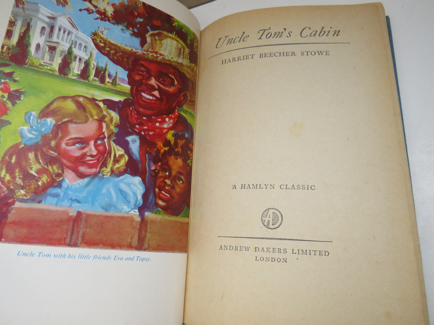 Uncle Tom's Cabin By Harriet Beecher Stowe