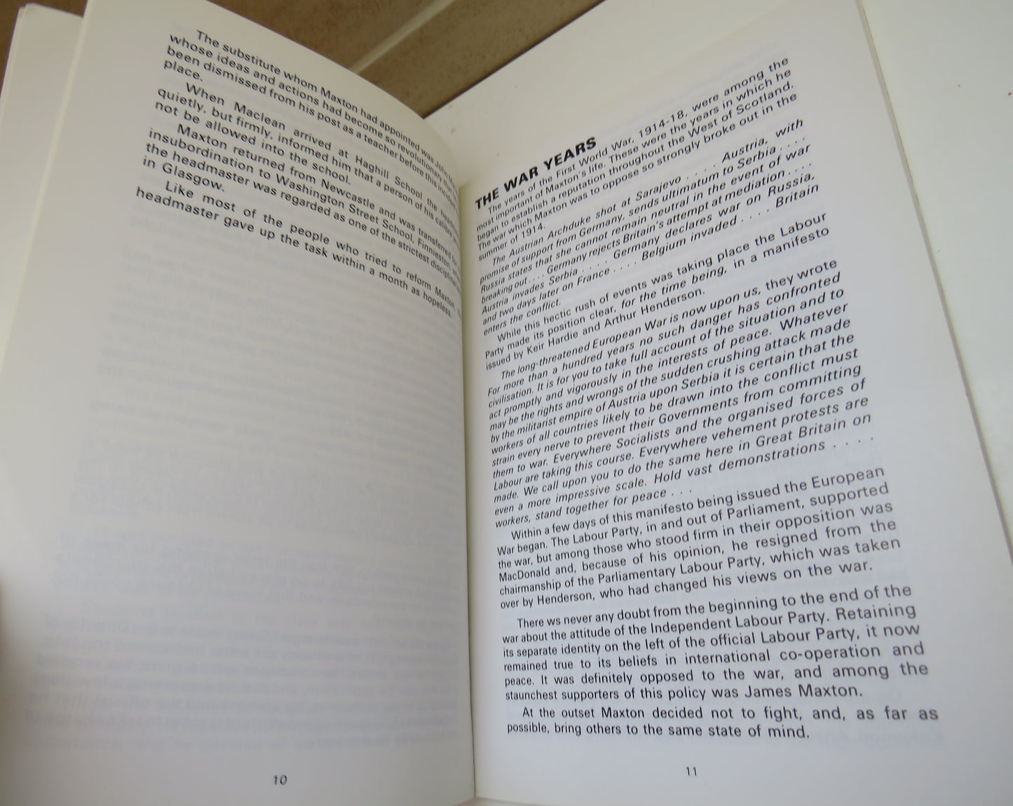 The Story of James Maxton M.P, 1885-1946, 1985