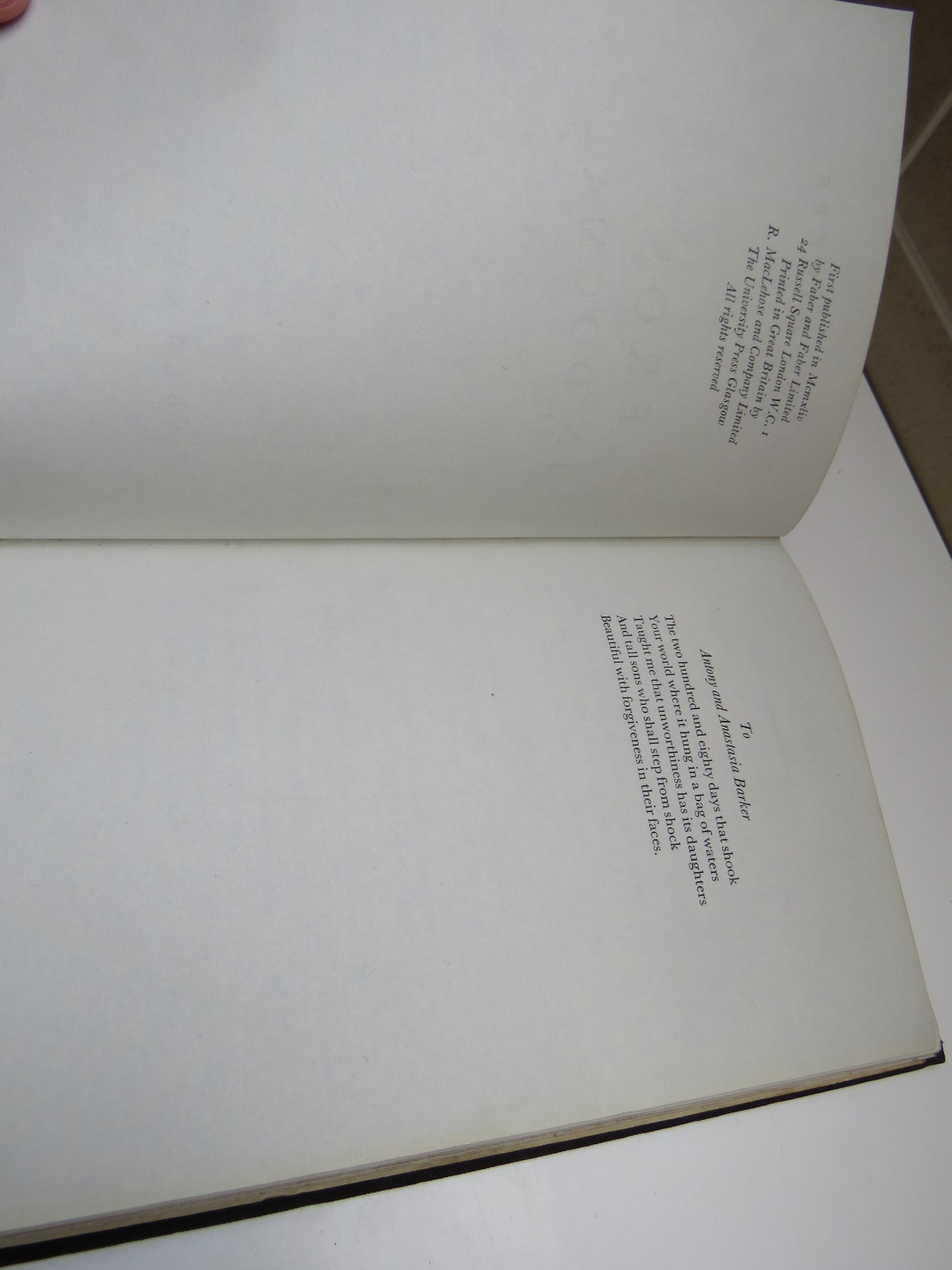 Eros In Dogma By George Barker 1944