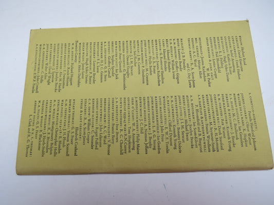 Thomas Hardy By R. A. Scott-James and C. Day Lewis 1965