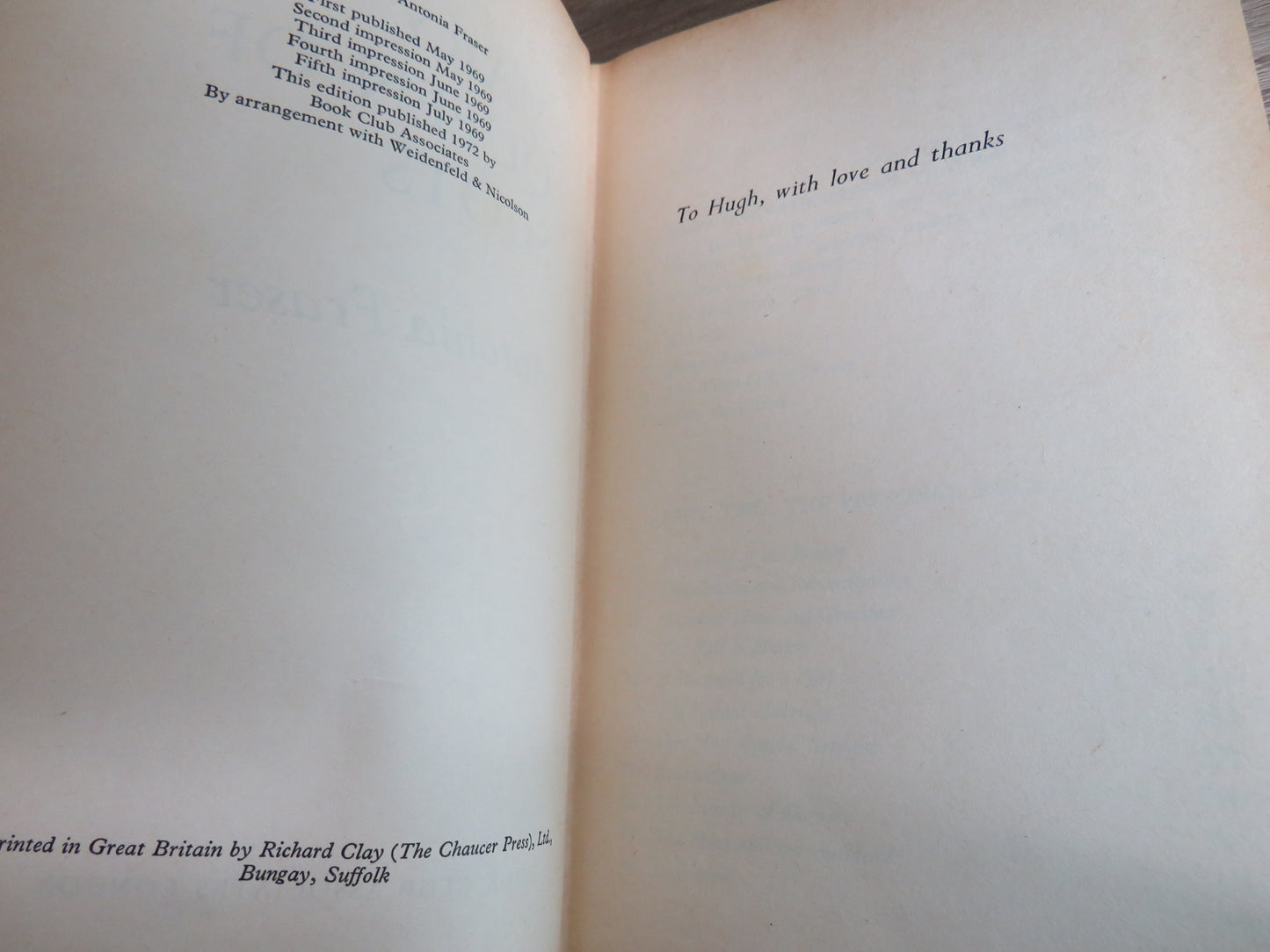 Mary Queen of Scots By Antonia Fraser 1972