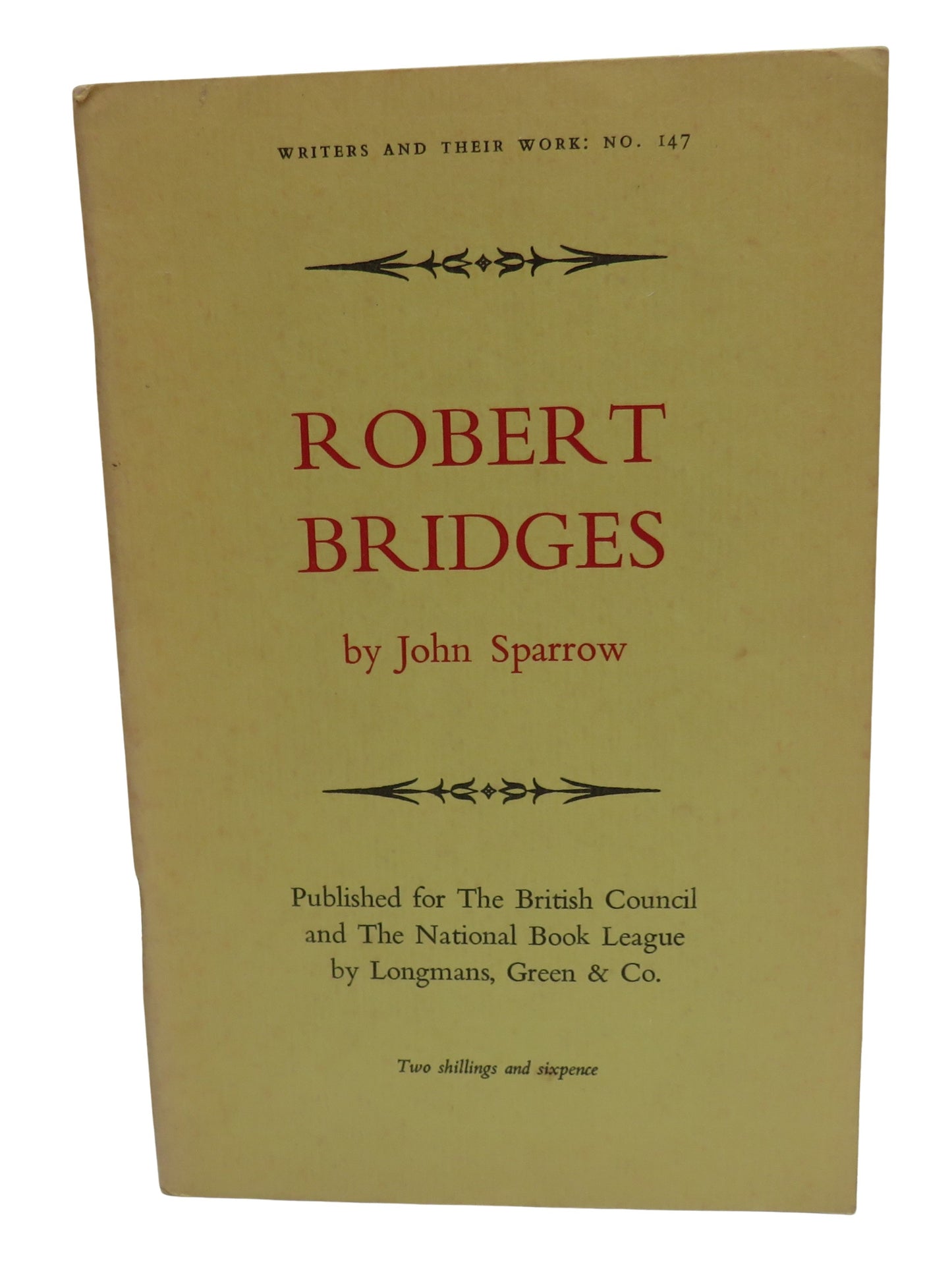 Robert Bridges By John Sparrow 1962