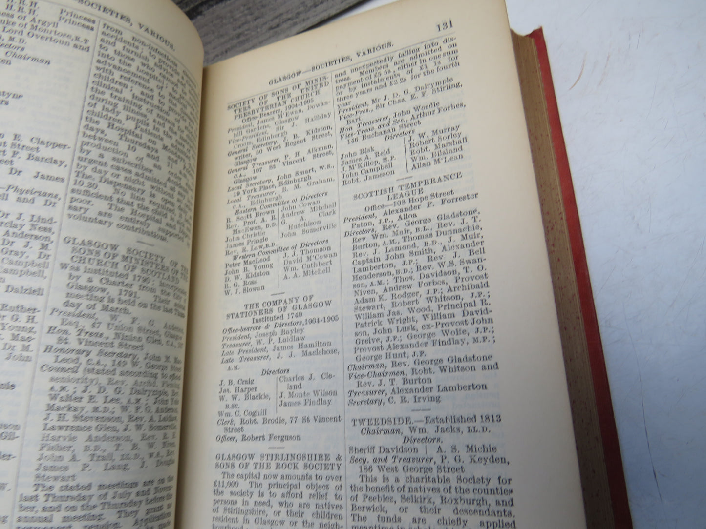 The Western Supplement To Oliver and Boyd's Edinburgh Almanac For 1905 Comprehending Lists Connected With The County of The City of Glasgow and The Counties of Argyll, Ayr, Bute, Dumbarton, Dumfries, Kirkcudbright, Lanark, Linlithgow, Renfrew..