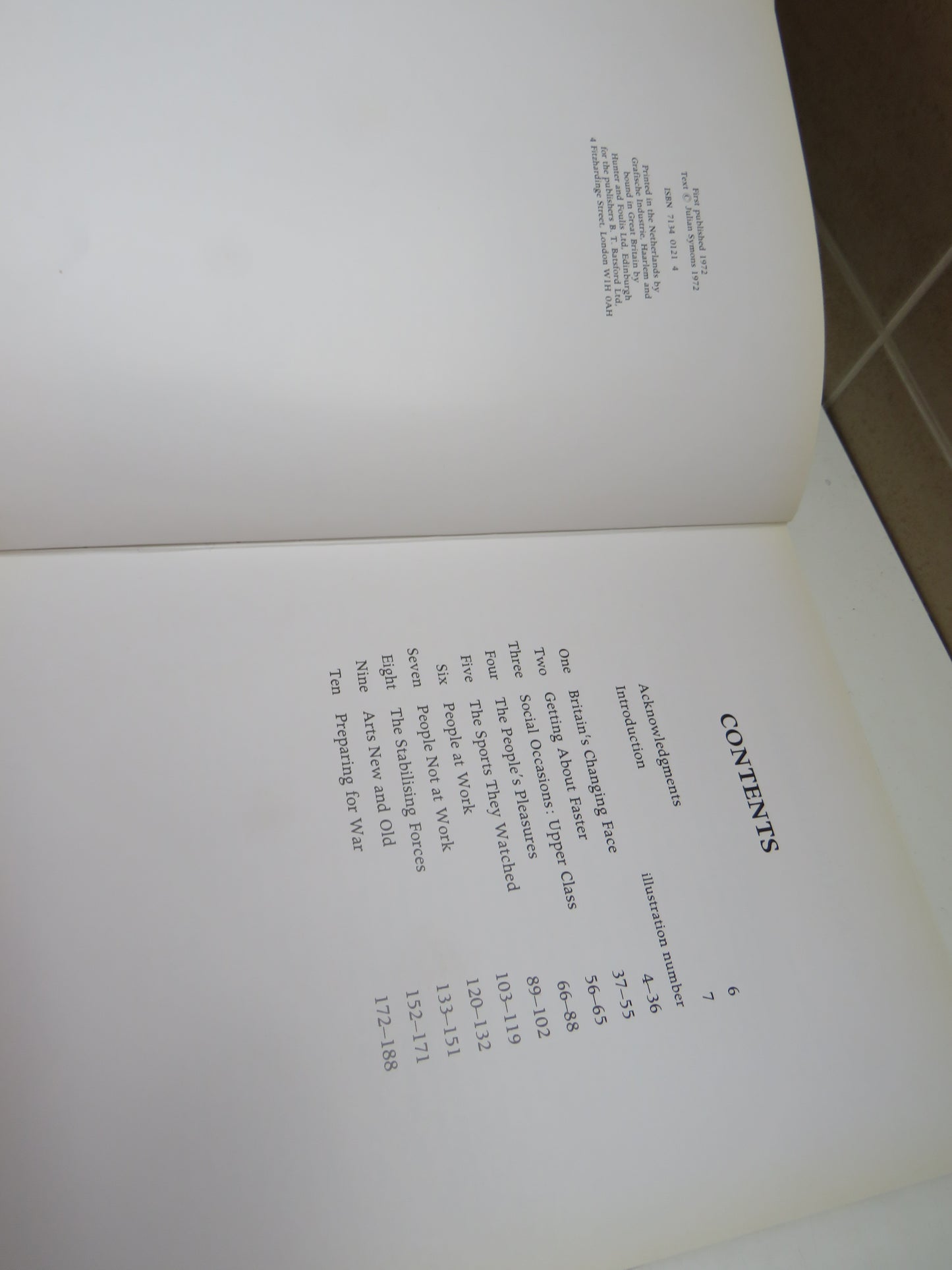 Between the Wars, Britain in Photographs, Julian Symons, 1972