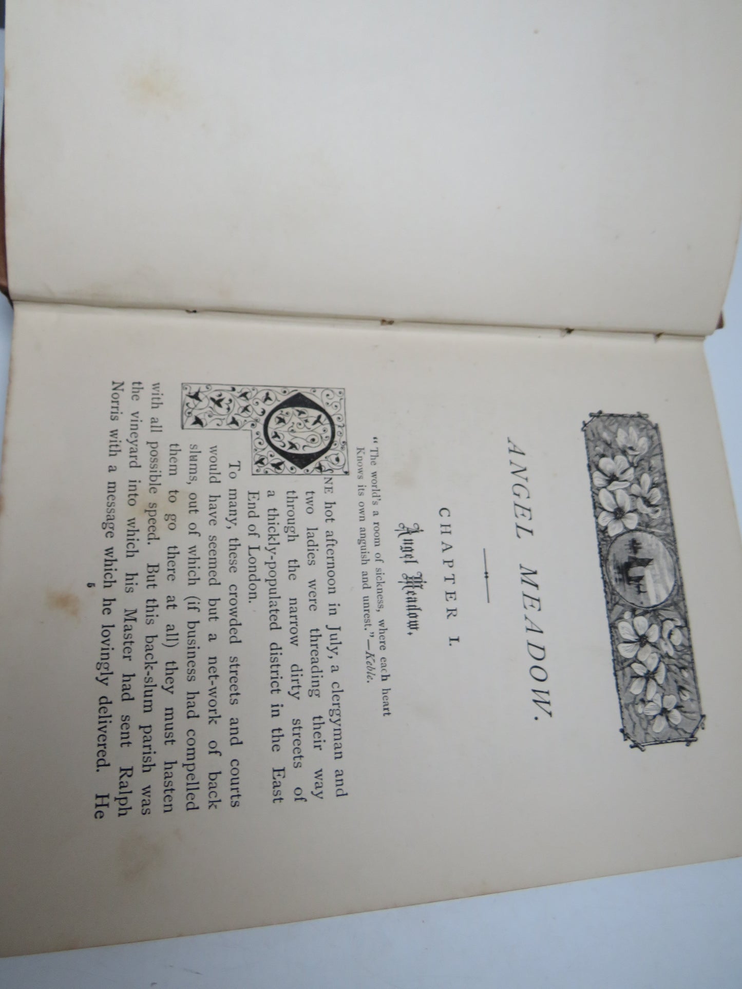 Angel Meadow By Alice Lang - Old Antique Victorian Rare Book