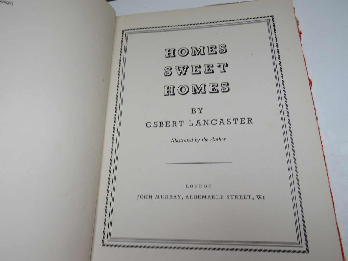 Homes Sweet Homes by Osbert Lancaster, 1941