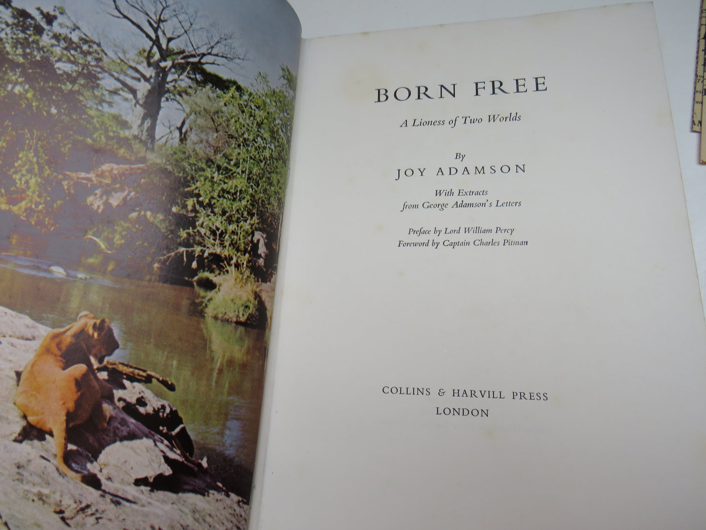 Born Free, A Lioness of Two Worlds by Joy Adamson, 1960