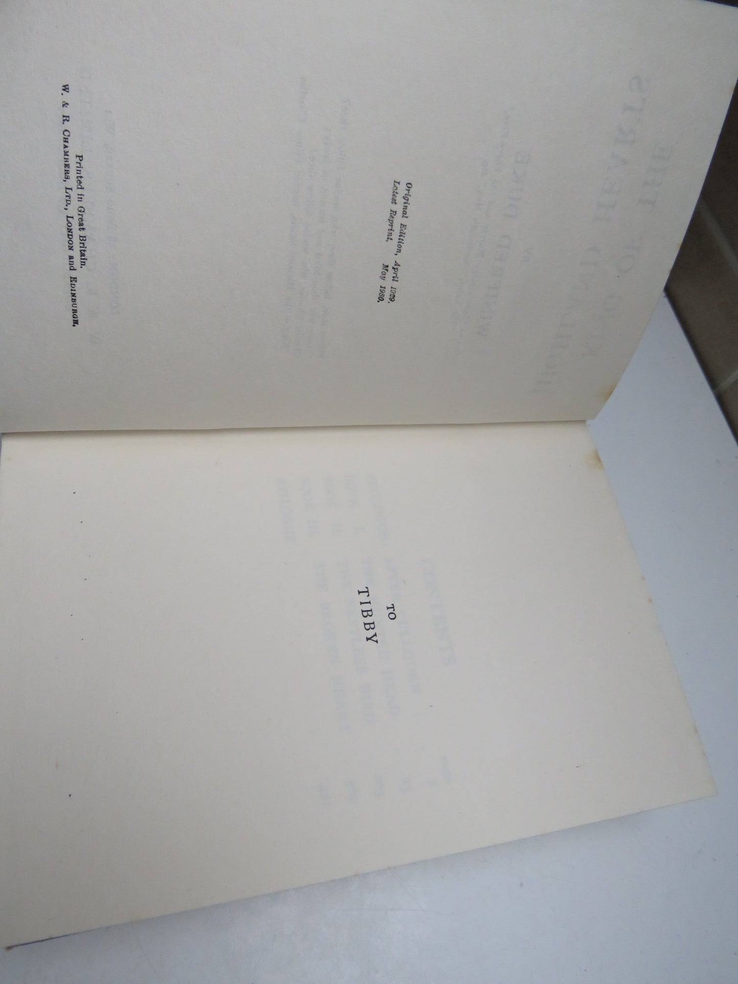 King of The Highland Hearts By Winifred Duke 1930