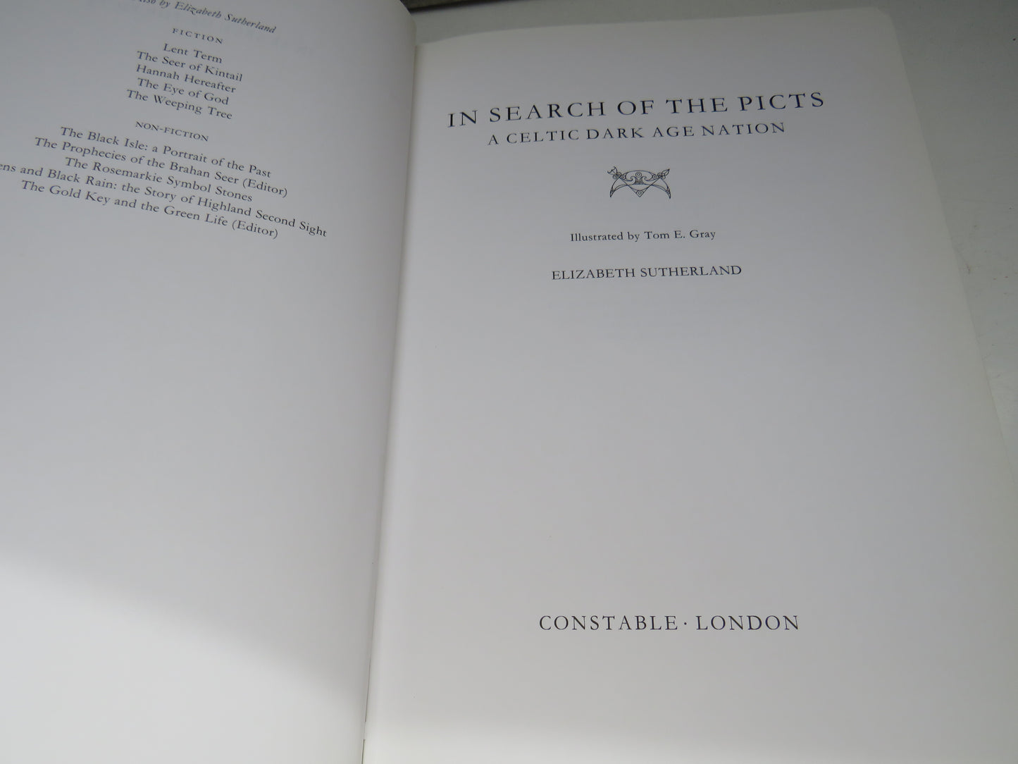 In Search of The Picts A Celtic Dark Age Nation By Elizabeth Sutherland 1994