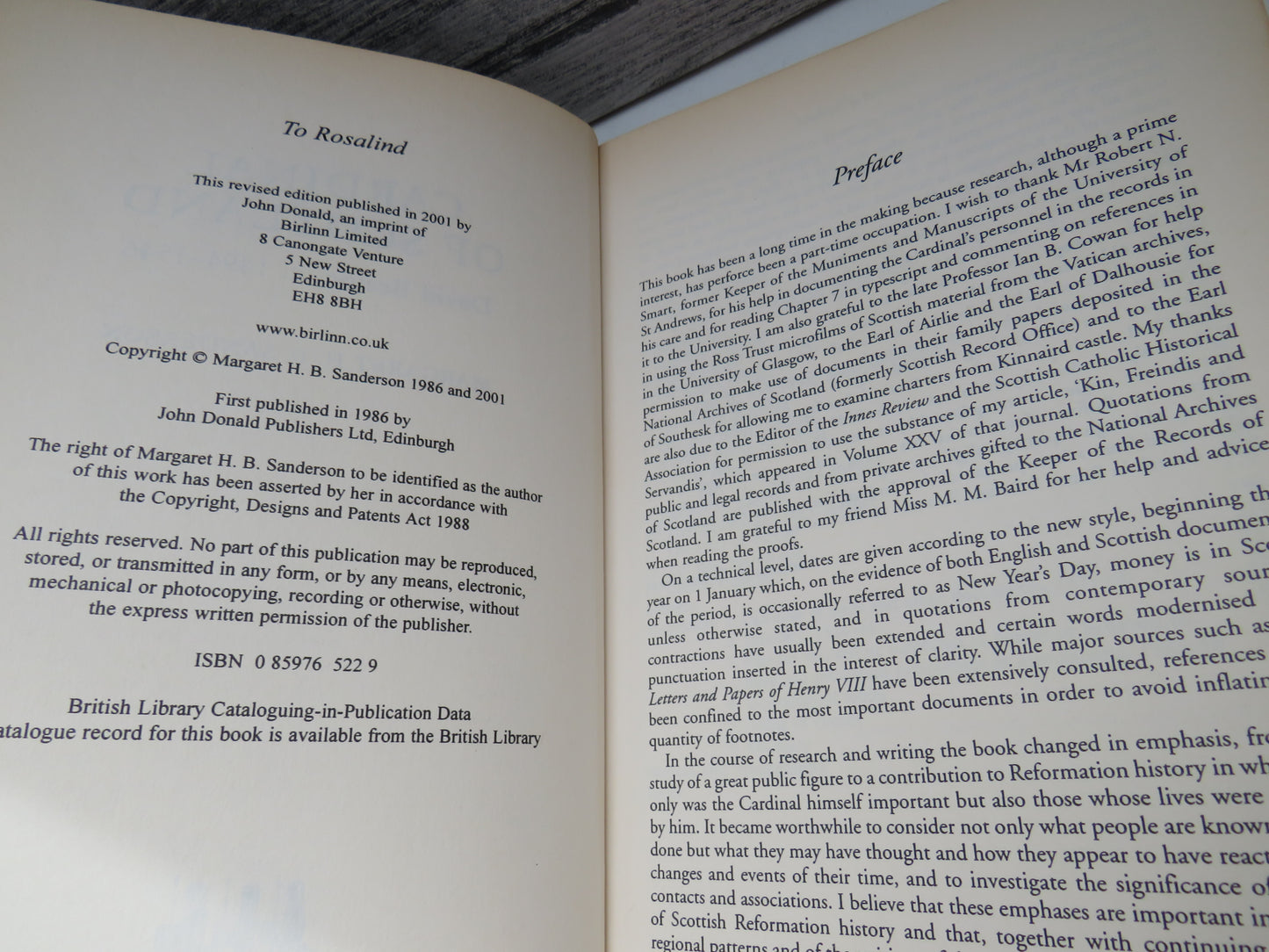 Cardinal of Scotland David Beaton, C. 1494-1546 By Margaret H. B. Sanderson 2001