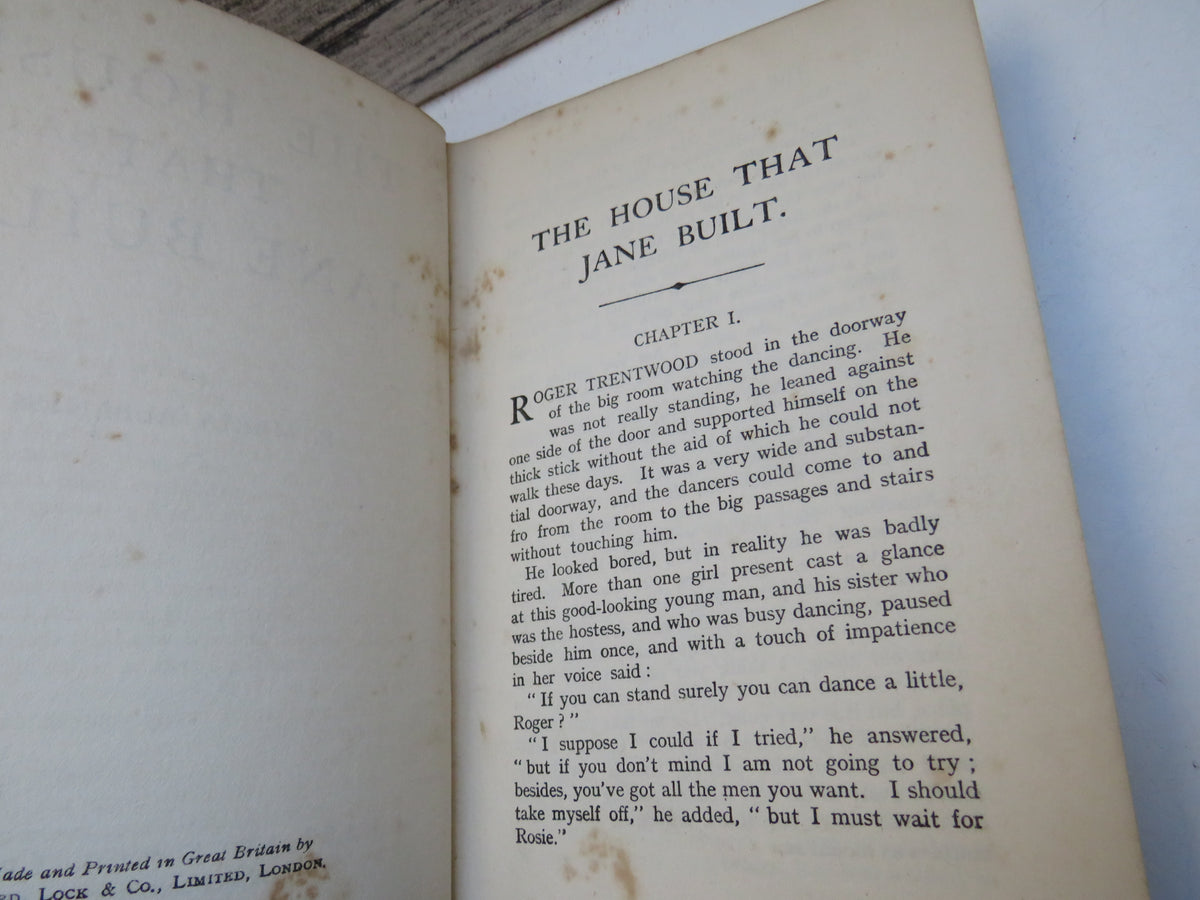 The House That Jane Built By E. Maria Albanesi 1930