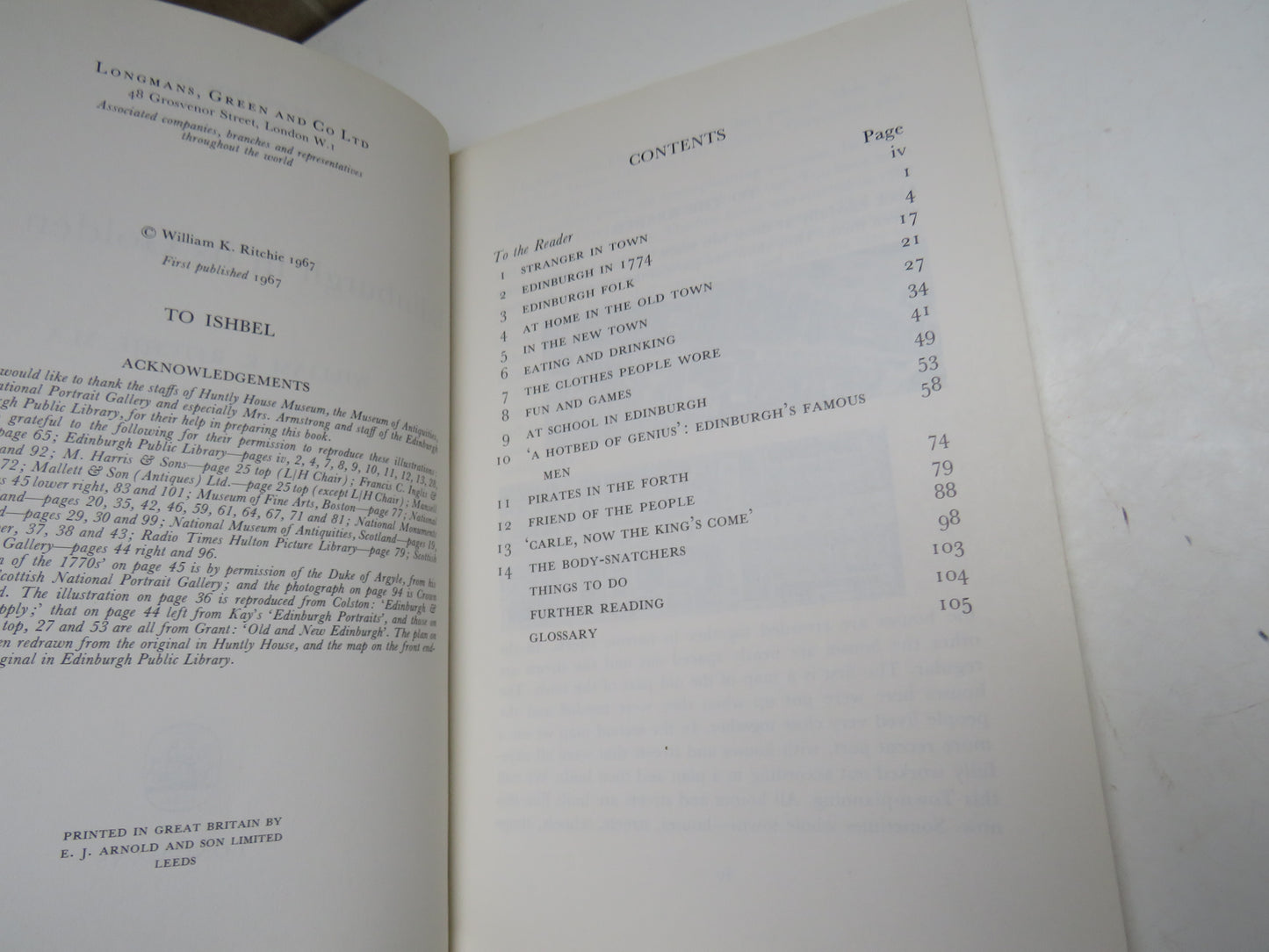 Edinburgh In Its Golden Age by William K. Ritchie 1967