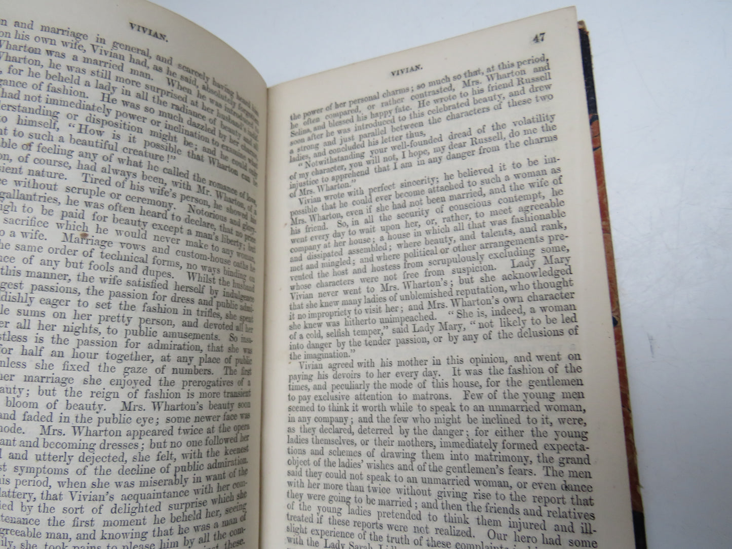Vivian, and Almeria: Being Tales of Fashionable Life By Maria Edgeworth 1857