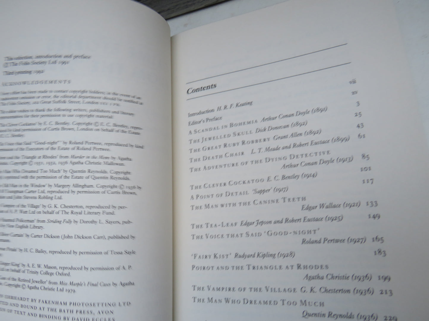 Crime Stories From The Strand Selected By Geraldine Beare 1991 The Folio Society