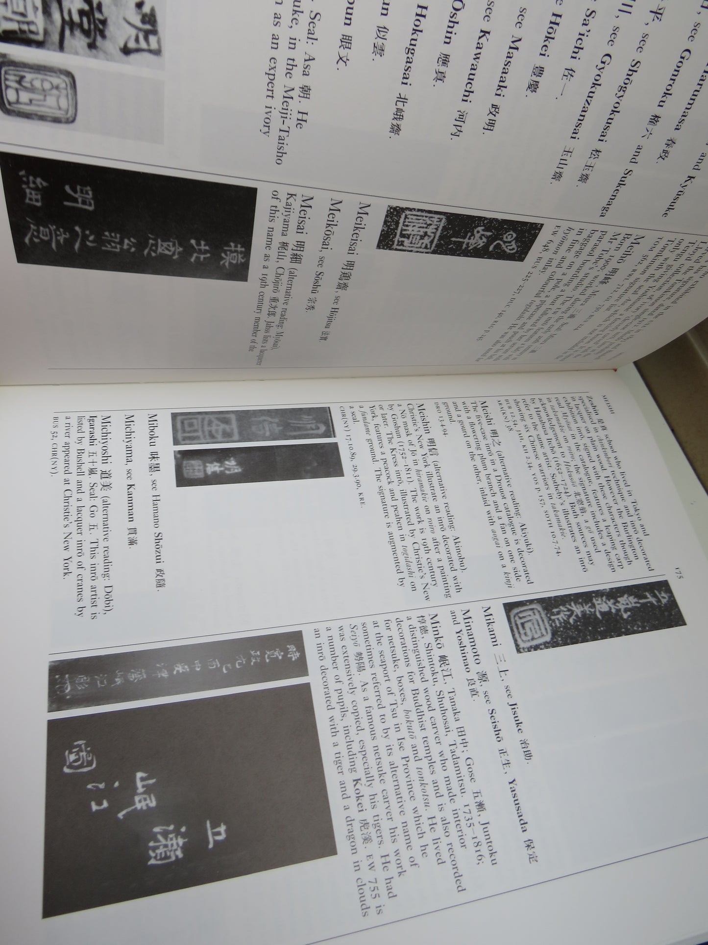 The Index of Inro Artists by E. A. Wrangham, 1995