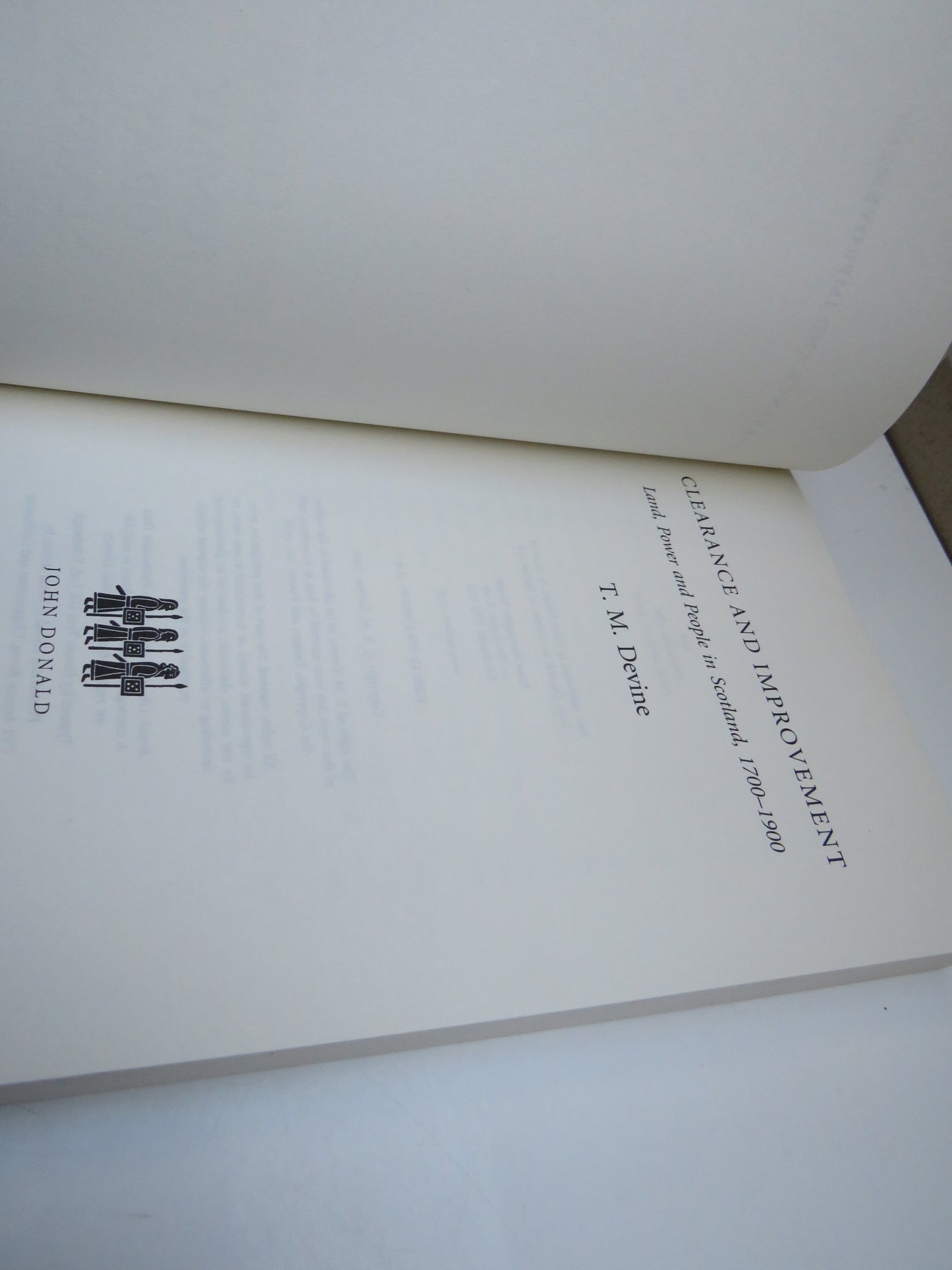 Antique Book of 'clearance and improvement land power and people in scotland 1700 1900 by t m devine 2006'