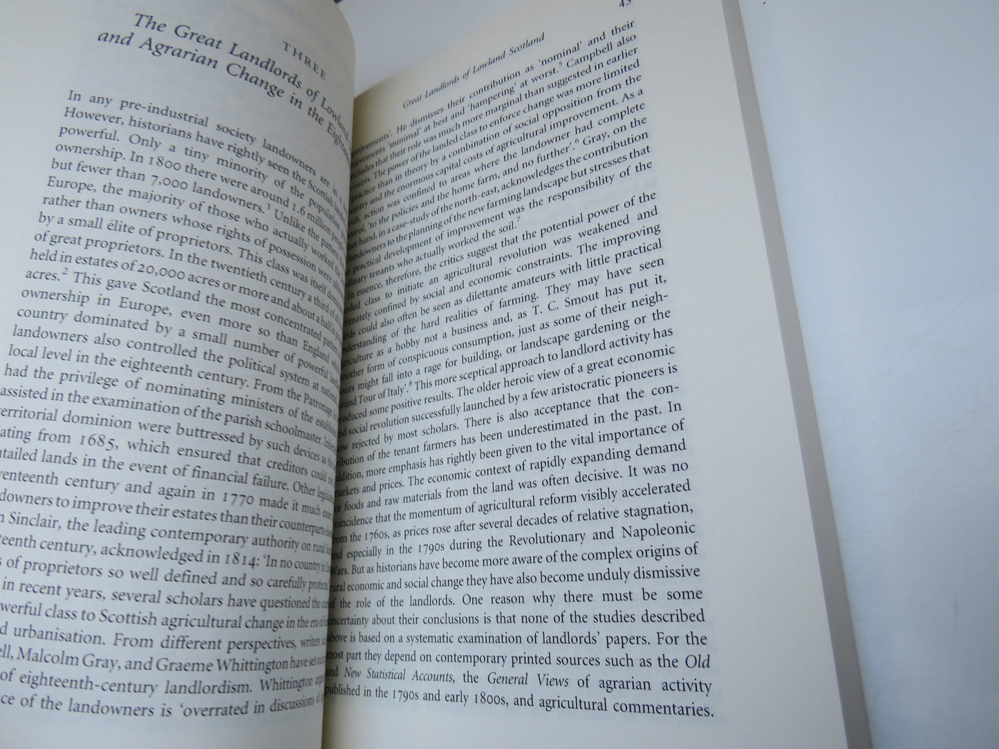 Antique Book of 'clearance and improvement land power and people in scotland 1700 1900 by t m devine 2006'