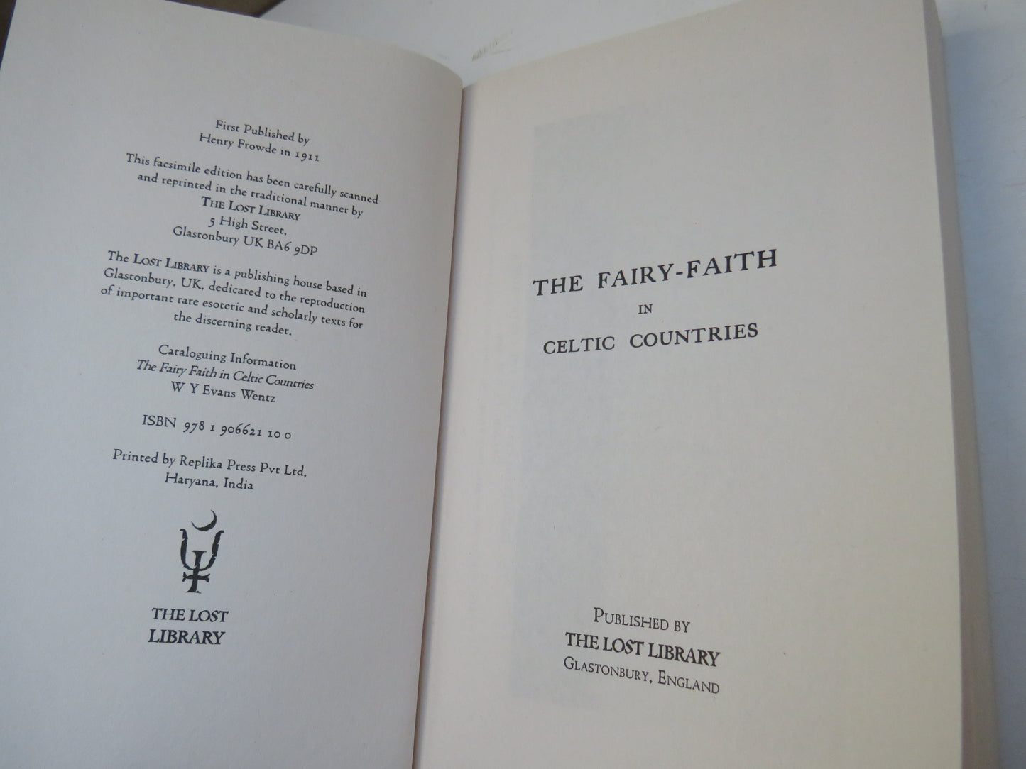 The Fairy Faith in Celtic Countries by W. Y. Evans-Wentz, The Lost Library