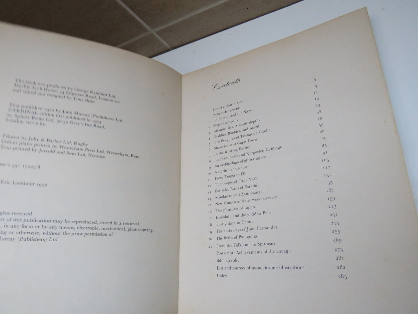 The Voyage of the Challenger by Eric Linklater, 1972