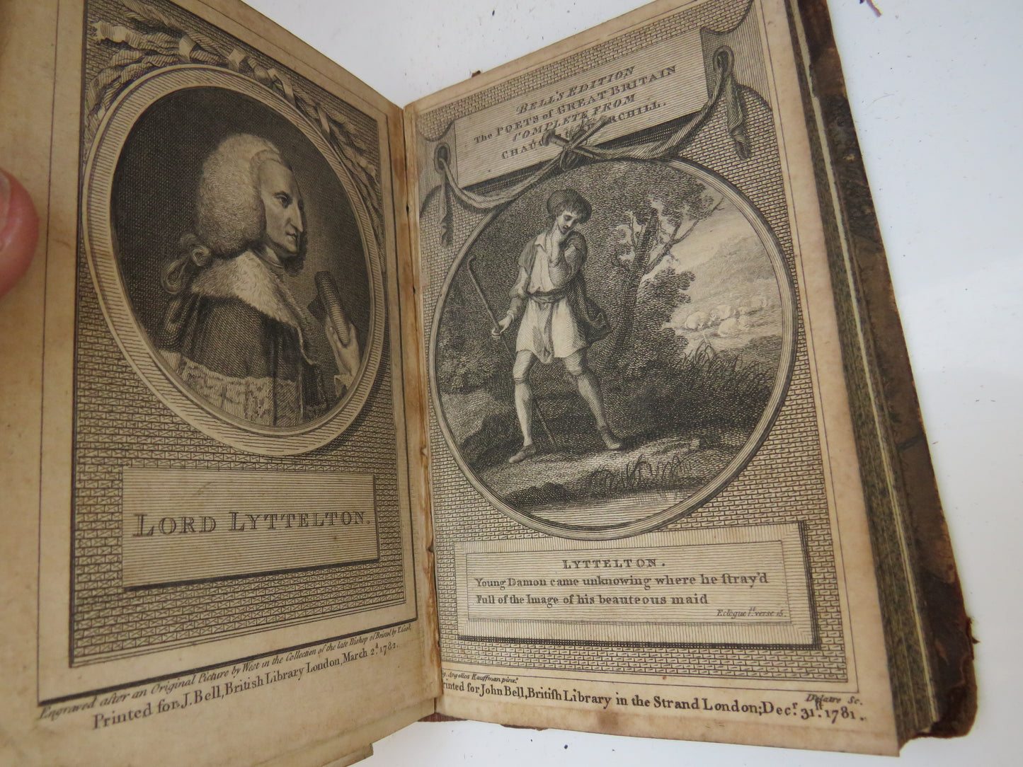 The Poetical of Dr. Will. Broome & Lord Lyttelton 1781