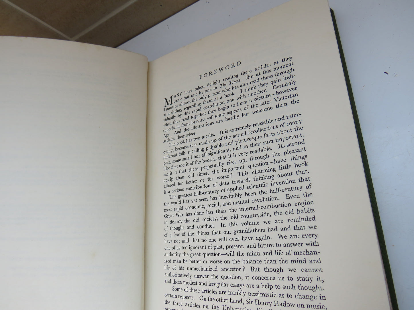 Fifty Years Memories and Contrasts A Composite Picture of the Period 1882-1932 By Twenty-Seven Contributors To The Times