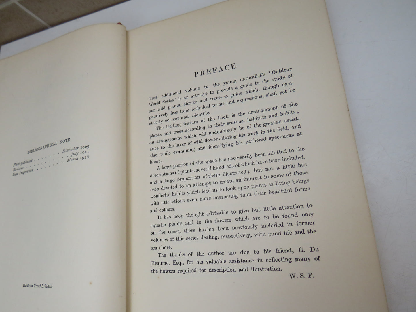Field and Woodland Plants by W. S. Furneaux, 1926