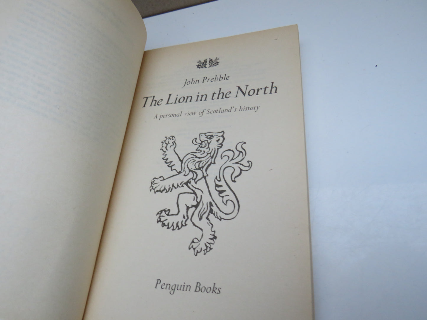 The Lion in the North by John Prebble, 1981