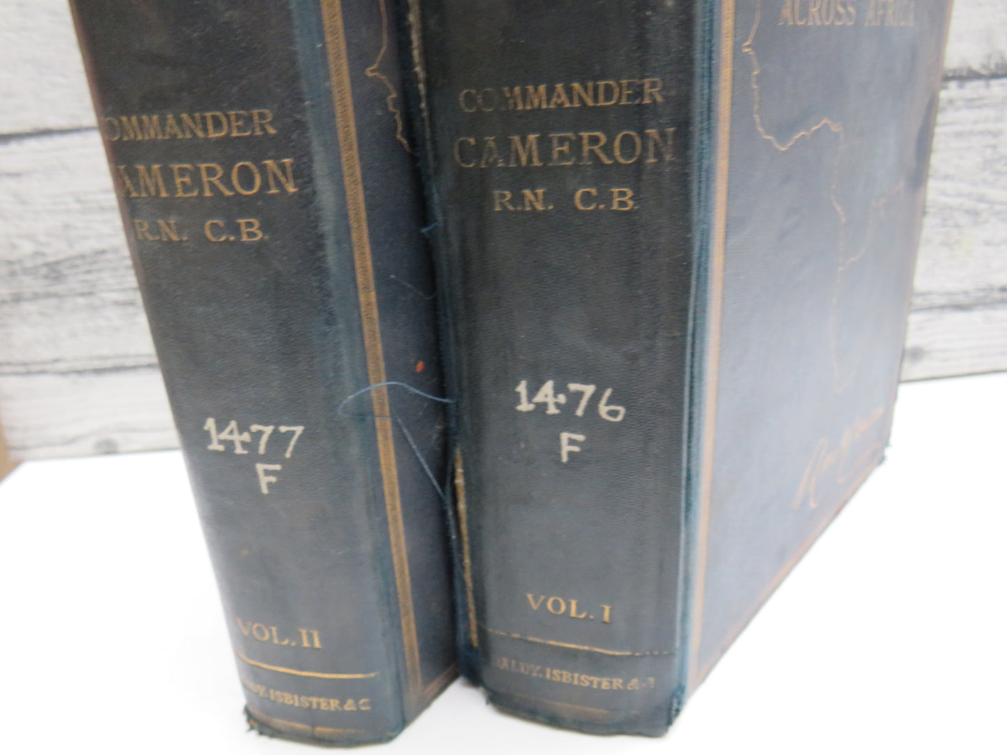 Across Africa By Verney Lovett Cameron 1877 2 Volumes