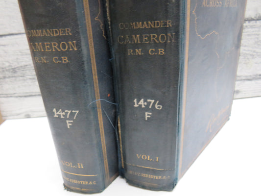 Across Africa By Verney Lovett Cameron 1877 2 Volumes
