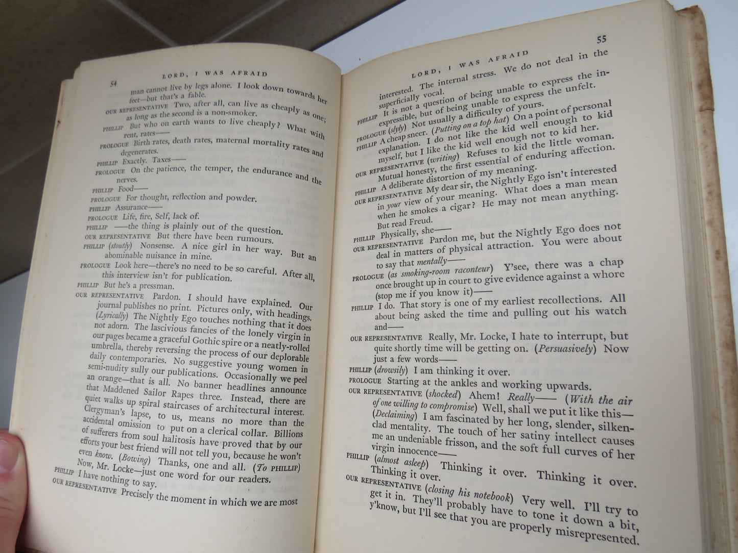 Lord I Was Afraid By Nigel Balchin 1947