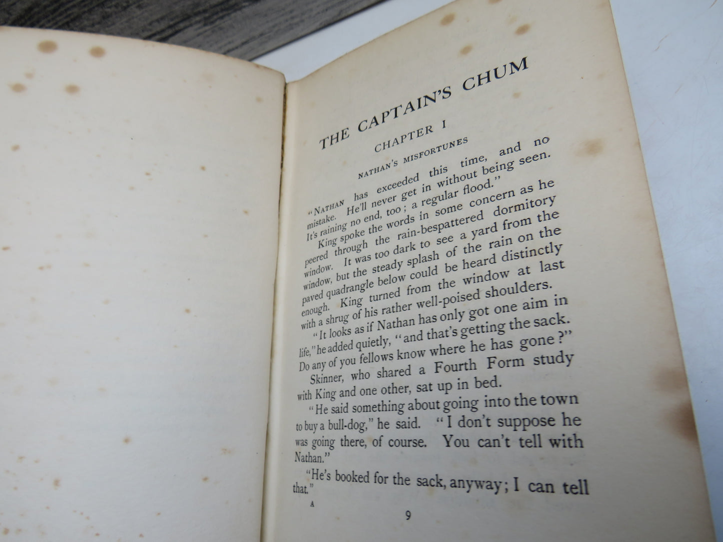 The Captain's Chum By Ross Harvey 1911