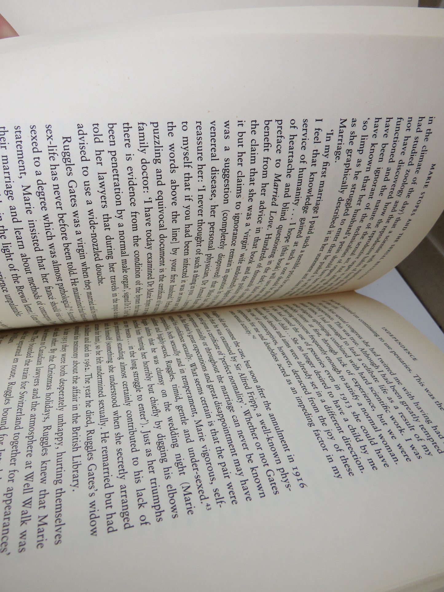 Marie Stopes and The Sexual Revolution By June Rose 1992