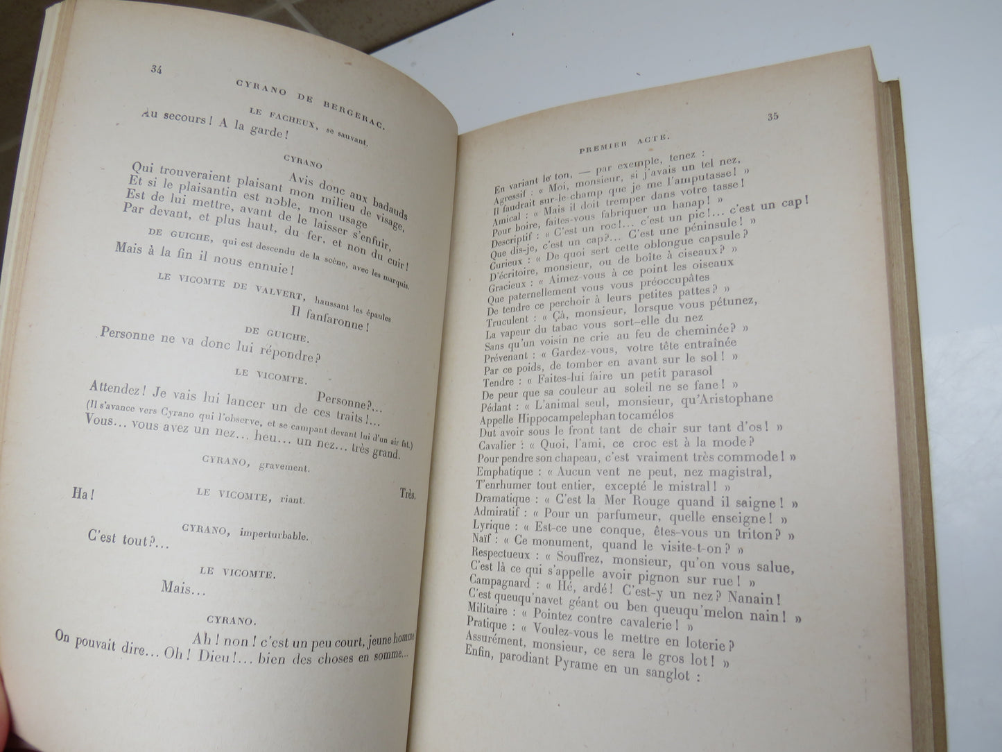 Cyrano De Bergerac Heroic Comedy In Five Acts By Edmond Rostand 1930