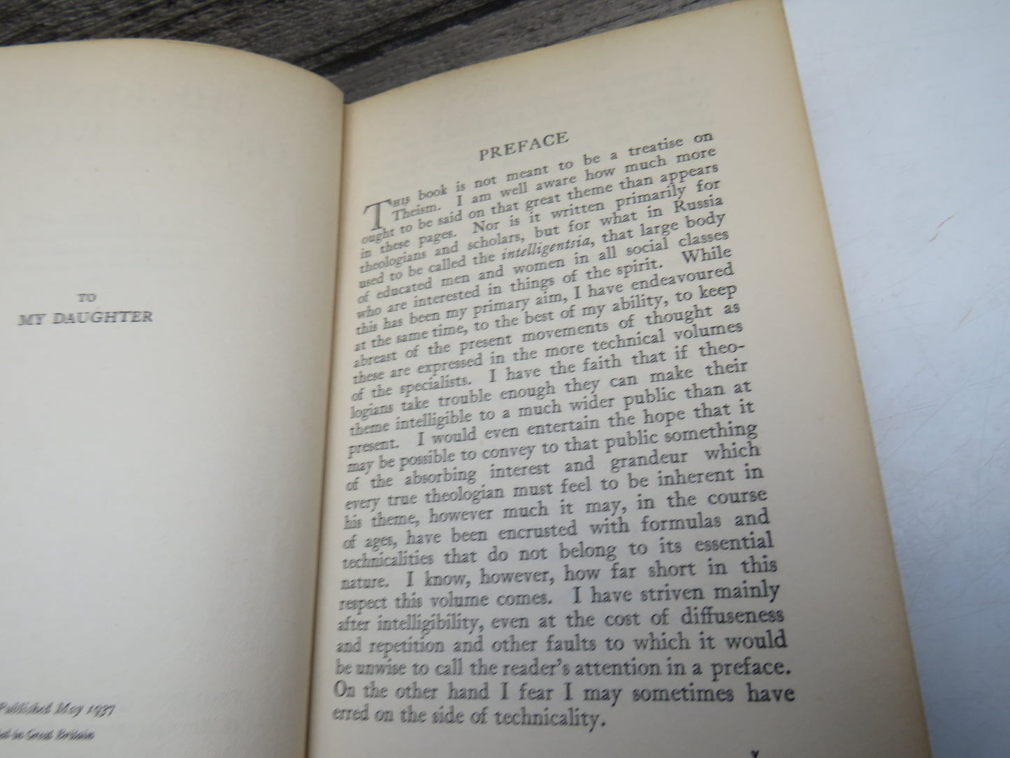 The Riddle of the World By D. S. Cairns 1937