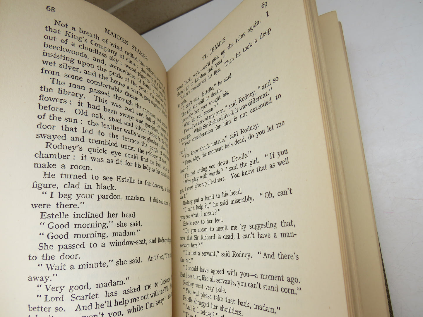 Maiden Stakes By Dornford Yates 1931 1st Edition