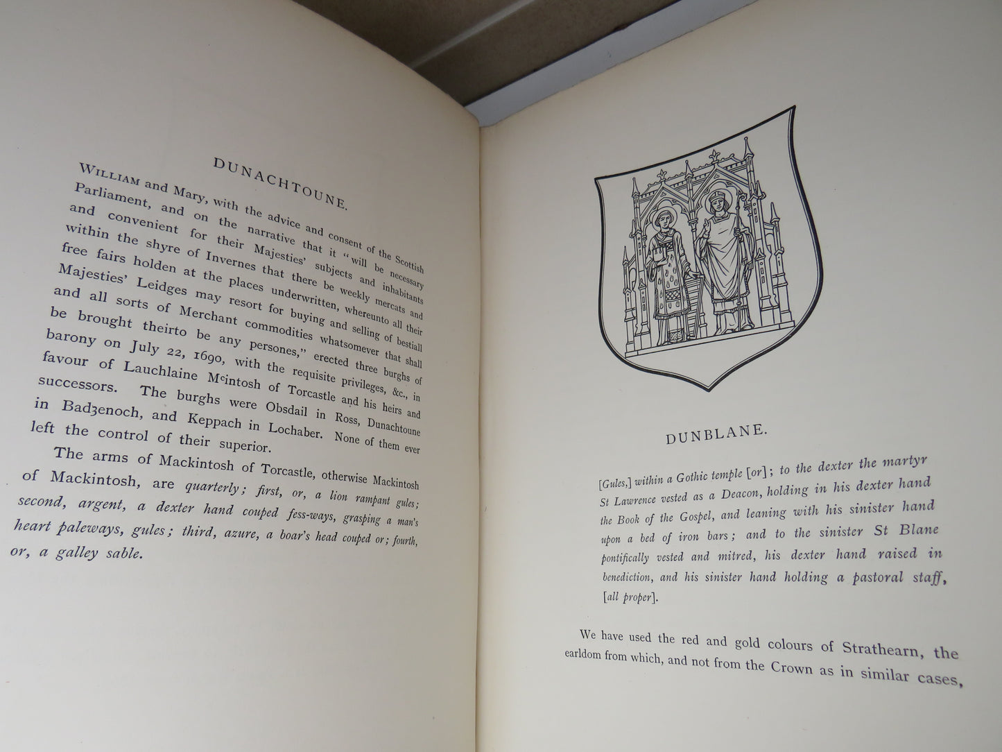 The Arms of the Baronial and Police Burghs of Scotland by John Marquess of Bute, J. H. Stevenson & H. W. Lonsdale, 1903