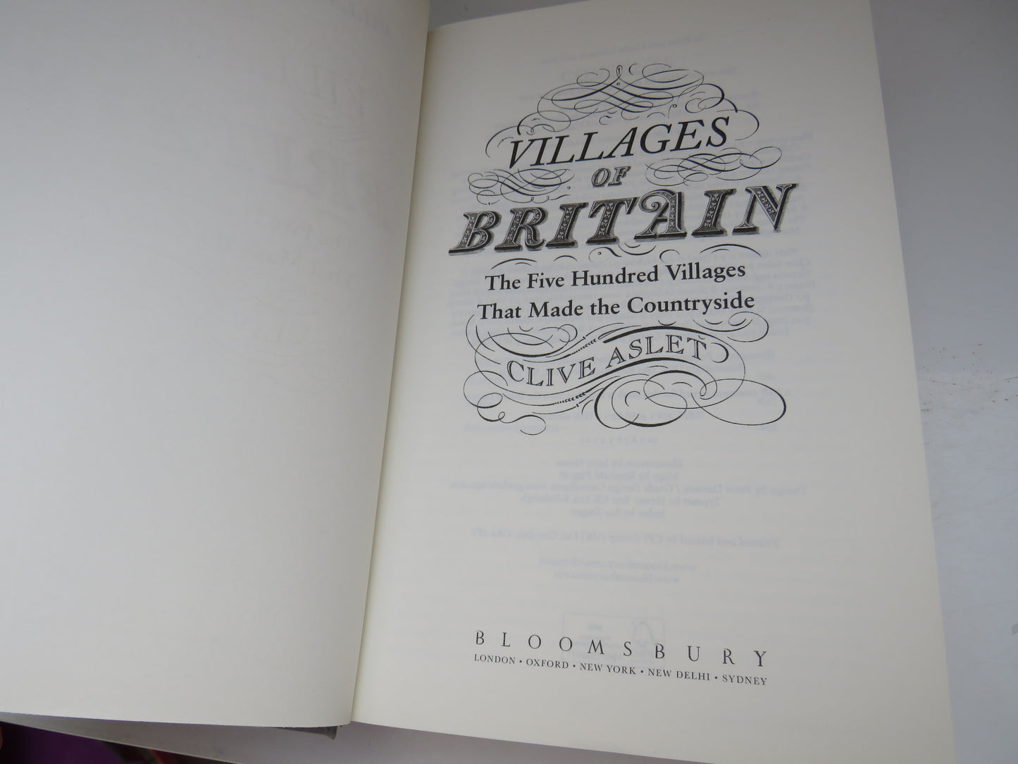 Villages of Britain, The 500 Villages that made the Countryside by Clive Aslet, 2010