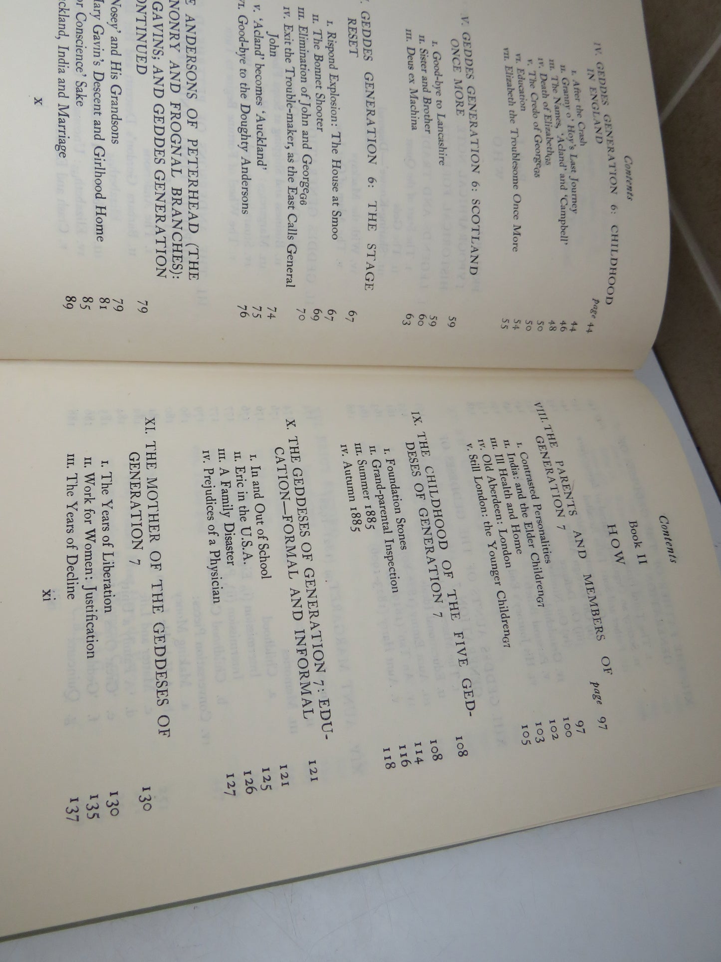 The Forging of a Family, A Family Story studied in its Genetical, Cultural and Spiritual Aspects and a Testament of Personal Belief founded thereon, by Geddes, 1952