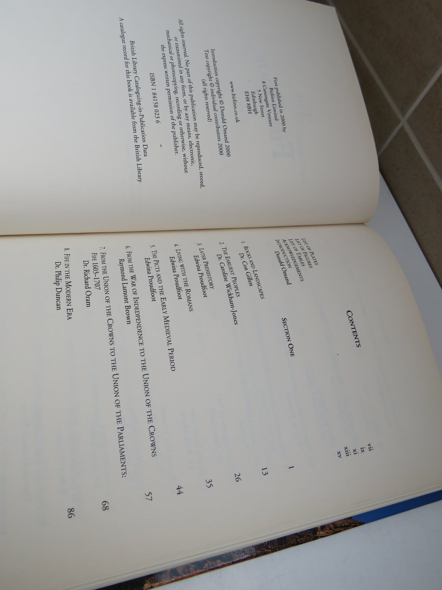 The Fife Book, edited by Donald Omand, 2000